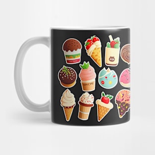 #12 Cute happy dessert sticker pack Mug